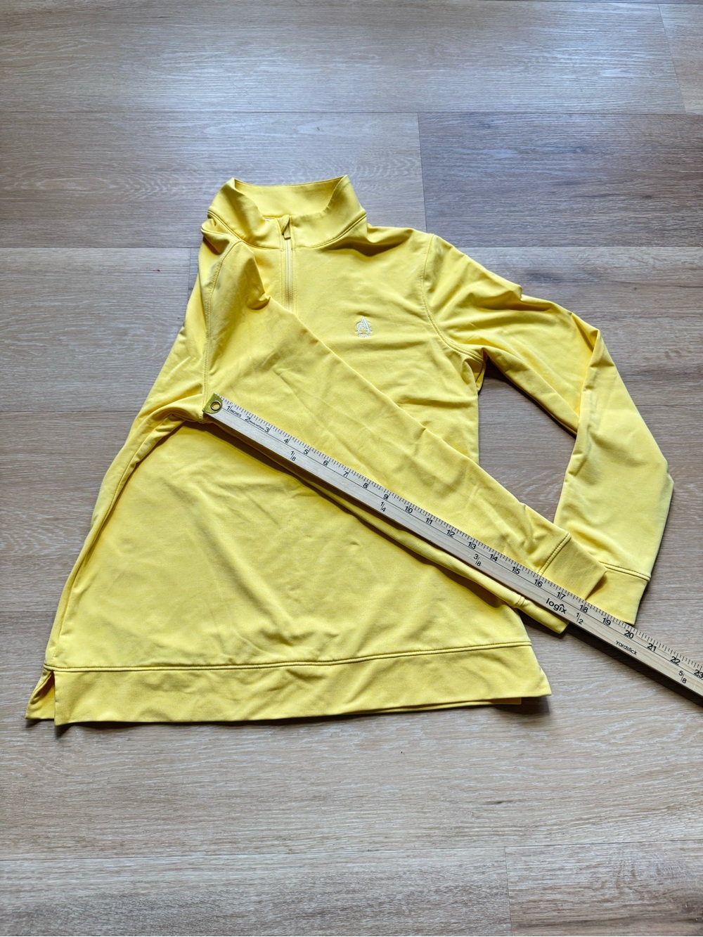 Peter Millar Sunny Yellow Quarter-Zip Pullover - Picture 7 of 9